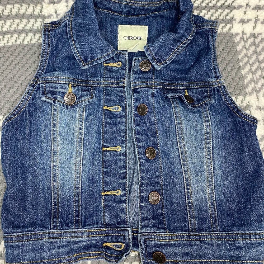 Girls Jean Vest
